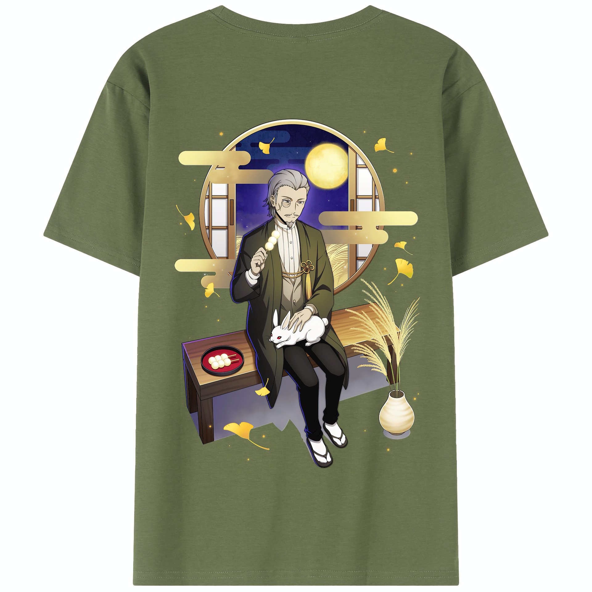（画像用） 文豪ストレイドッグス Bungo Stray Dogs 綿100％半袖Tシャツ（背面プリント）